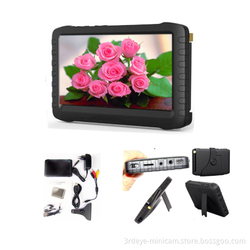 Portable Monitor for Car Monitor, Fpv Receiver, Baby Monitor (5inch screen, motion detection, cycle recording)